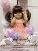 Cudna lalka reborn w stroju baletowym idealny prezent