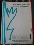 Biologia 1 podręcznik dla klasy 1 LO W. Lewiński, J. Walkiewicz