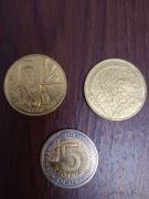 Zestaw - 2 zł – Strzelecki – 1997 / 2 zł Jan Łaski – 1999 / 5 zł – 2018