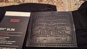 Spodnie jeans Levi`s 511 rozmiar 33/30 w kolorze głębokiej czerni 