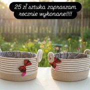 Koszyki z makramy 