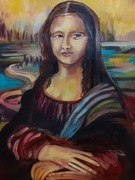 Obraz inspirowany obrazem Leonarda