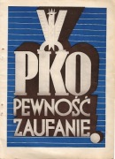 PKO. Przedwojenna ulotka reklamowa