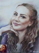 PORTRET NAKREŚLONY KREDKAMI PRZEZ PROFESJONALNEGO ARTYSTĘ