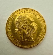 Austriacki Dukat z wizerunkiem cesarza Franciszka Józefa I - monet złota