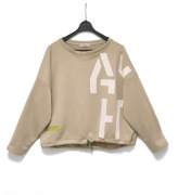 Bluza Luźna Oversize Szeroka Boxy Beżowa Acqua&Limone |R. Uni