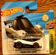 HOT WHEELS 2026 Pagani Zonda Cinque 26/250 JJH34 Autko 1:64 NOWOŚĆ