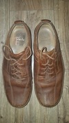 Buty CLARKS 44/45 29cm Skórzane* półbuty brązowe bardzo trwałe i solidne