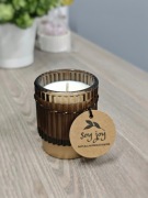 Świeca sojowa zapachowa - 150 ml - zapach Palo Santo 
