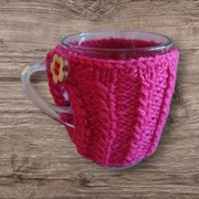 Sweterek otulacz na kubek