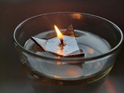 Pływające Knoty Świece Olejowe Korek 10szt Trójkątne