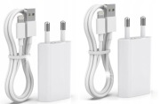 Ładowarka do iPhone 5v/1a oraz kabel lightning 1.8 m, 2 szt. gejin A1400