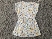 Rozm 122 sukienka/tunika z krótkim tękawem dla dziewczynki 