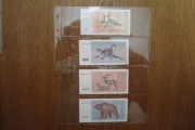 Litwa zestaw banknotów 4 sztuki stan 1