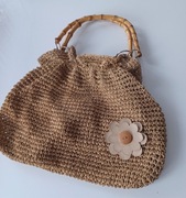 Torebka koszyk Marconi camelowa