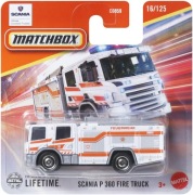 Matchbox Scania P 360 Fire Truck Wóz Strażacki Nowy autko Mattel