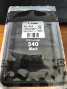 Nowy nieużywany czarny tusz Canon PIXMA PG-540