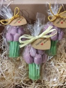 Świeczka sojowa bukiet tulipanów 