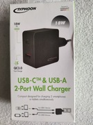 Ładowarka USB A USB C 2- portowa