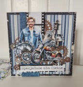 Kartka okolicznościowa handmade prezent urodzinowy dla mężczyzny 