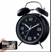 UKRYTA KAMERA SZPIEGOWSKA ZEGAR BUDZIK WIFI MKC63 SZPIEGOWSKA