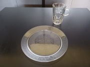 IKEA zestaw SÄLLSKAPLIG talerz szklanka kubek