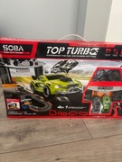 Tor wyścigowy z zdalnie sterowanym samochodzikiem Sobą Slot Racing