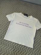 Dopasowany crop top Pro813m problem proxl3m rozmiar XS damski tshirt