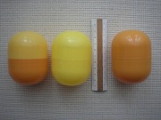 Puste jajka z Maxi Kinder - Pomarańczowe