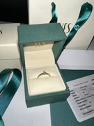 Złoty pierścionek z diamentem + grawer