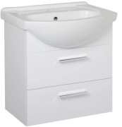 Umywalka Aspen 50cm z szafką podwieszaną z szufladami