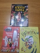3 książki dla dzieci: Afryka Kazika, Potworak, Tajemnica mody