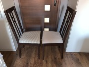 Krzesła Ikea 6 sztuk+ 2 komplety pokrowców