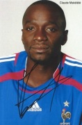 Claude MAKELELE oryginalny autograf! FRANCJA 2006