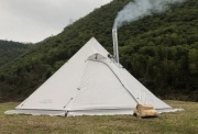 Namiot pod piecyk/tipi.Bushcraft