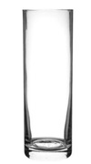 Nowoczesny wazon szklany Cylinder 10x35cm grube szkło 