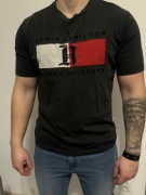 Tommy Hilfiger x Lewis Hamilton T-Shirt | Oryginał | Flaga | Czarny |