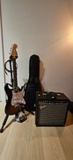 Squier Stratocaster - pełny zestaw