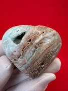 Piękny polerowany, niebieski ARAGONIT - 83 g