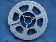 Szpula 7,5 cm na taśma filmowa S.8, otwór 12,7 mm do projektora filmowego