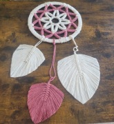 Makrama boho łapacz snów mandala prezent