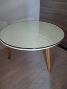 Szklany blat na stół 80 cm