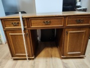 Drewniane biurko vintage