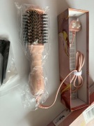 Szczotka suszarko-lokówka do włosów 2w1 różowa | Hot Air Brush | Nowa