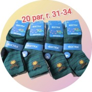 20 par skarpety skarpetki dziecięce Bixtra r. 31-34