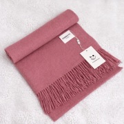 Szal kaszmirowy 210X70 cm home&hope  KOLOR  "BRUDNY RÓŻ" 