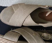 Buty sandały espadryle beżowe 38 Tommy Hilfiger 