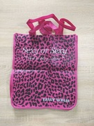 Różowa torba w panterkę shopper Tally Weijl scene emo punk