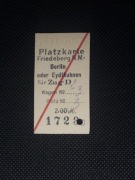 Magnes Bilet Friedeberg (Strzelce Krajeńskie Wschód) - Berlin Stadtbahn