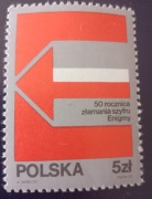 Polska 2727 50 rocznica złamania szyfru Enigmy 1983